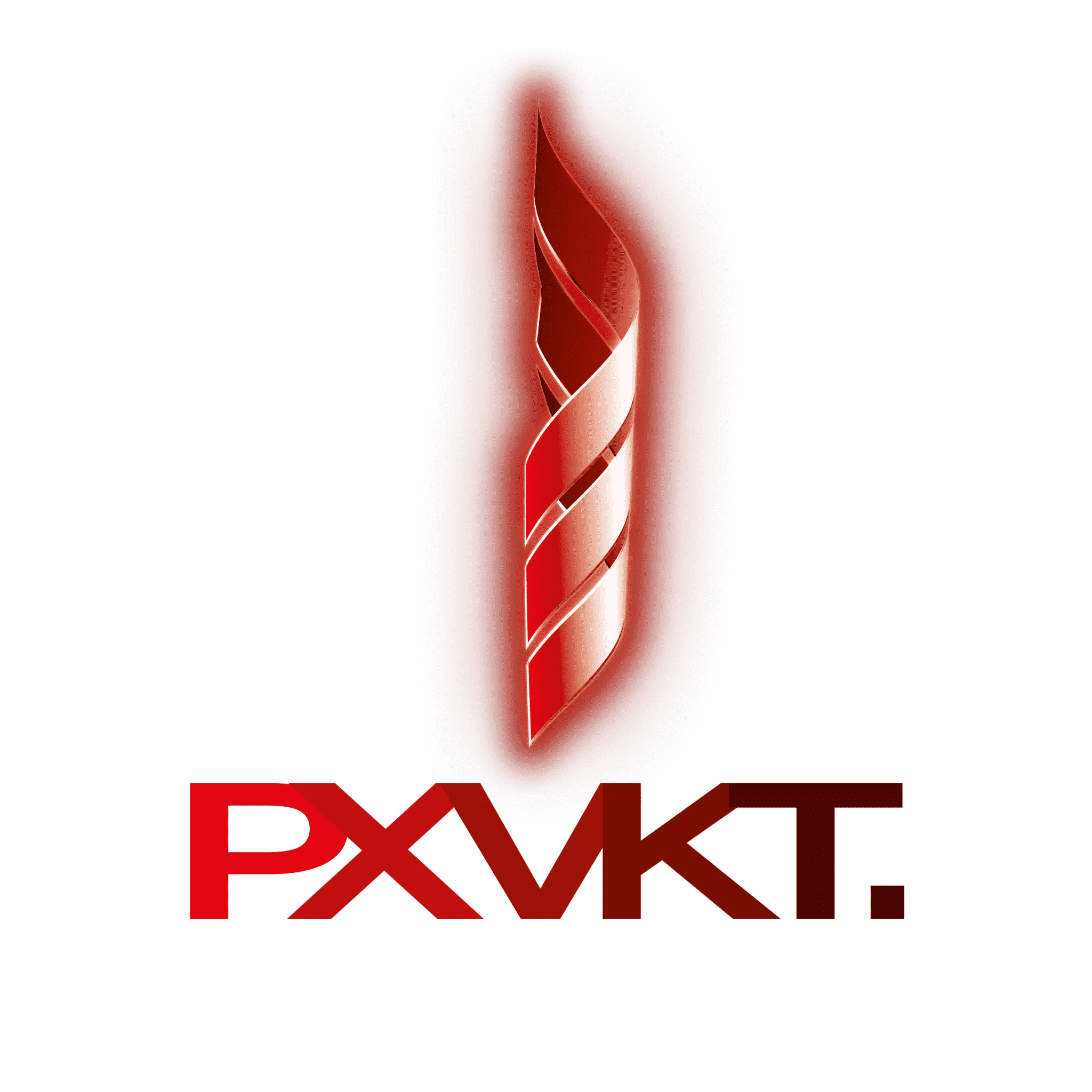 Logo PXVKT, Glowing Logo, glühendes Logo